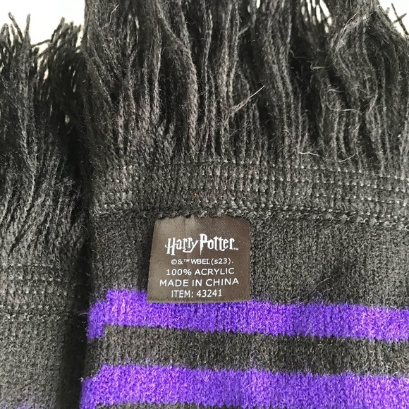Colorado Rockies Harry Potter Scarf Logo Purple Black Hogwarts - Picture 6 of 7